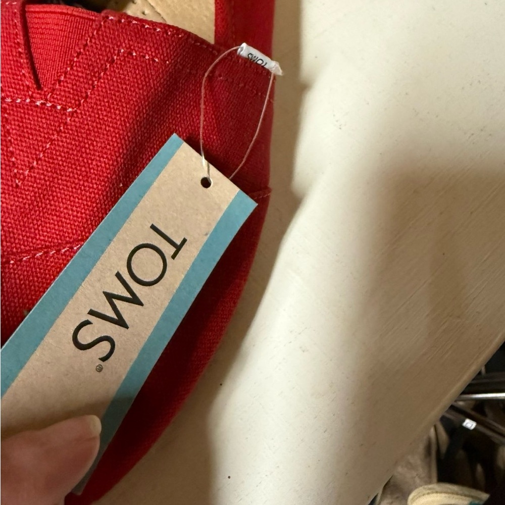 Toms Vibrant Red Loafers